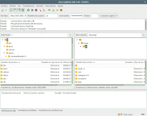 Compartir archivos mediante SFTP y SSHFS con tu Raspberry Pi. Filezilla.