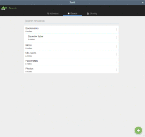 Como tomar notas de forma segura con Turtl en Ubuntu, Linux Mint, etc. Tableros.