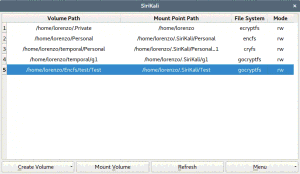 SiriKali, un gestor de directorios cifrados para Ubuntu, Linux Mint, etc. Ejemplo.