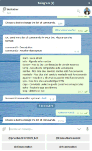 Exprimiendo Telegram. Un bot interactivo para preguntas y respuestas. BotFather.