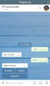 Exprimiendo Telegram. Un teclado para Telegram para ayudar al usuario. Ejemplo 1. Exprimiendo Telegram. Un teclado para Telegram para ayudar al usuario. Ejemplo 1.