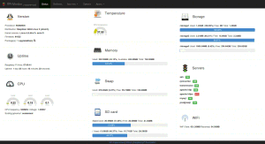 Monitorizar la Raspberry Pi con RPi Monitor. Estado.