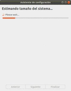 Backups de tu sistema con TimeShift. Tamaño de backup.