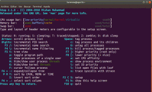 Monitorizar nuestro sistema con htop. Ayuda. Monitorizar nuestro sistema con htop. Ayuda.