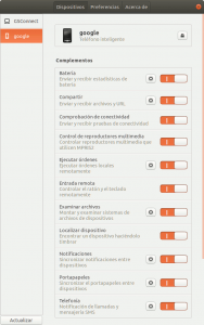 Conectar Android y GNOME. La solución definitiva. Configuración en Android.